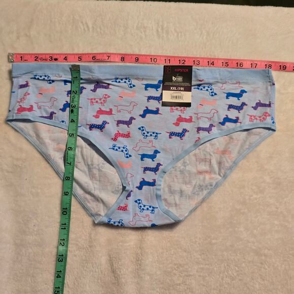 XXL Blue Dog Cotton Hipster NoBo NWT - Picture 4 of 4
